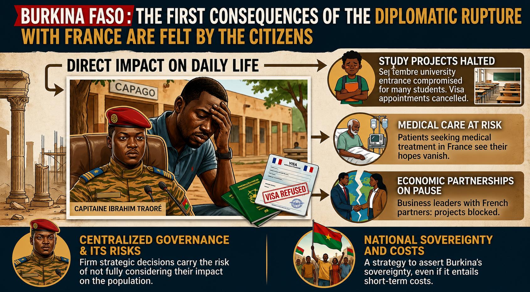 Impact of Burkina Faso’s diplomatic rupture with France on citizens