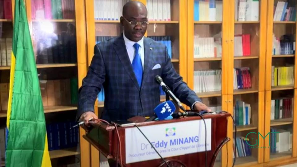 Gabon prosecutor general Eddy Minang suspended three months over influence peddling suspicions