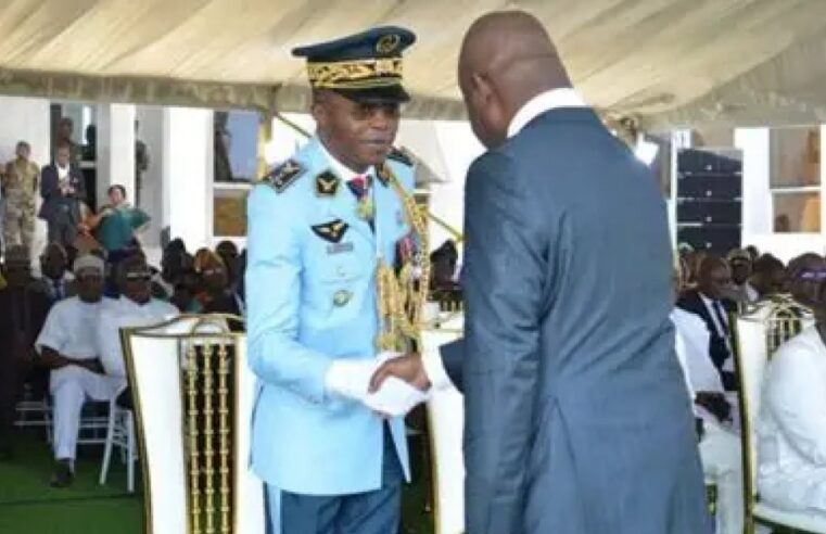 Benin retired air force general bertin bada marks 43 years of service