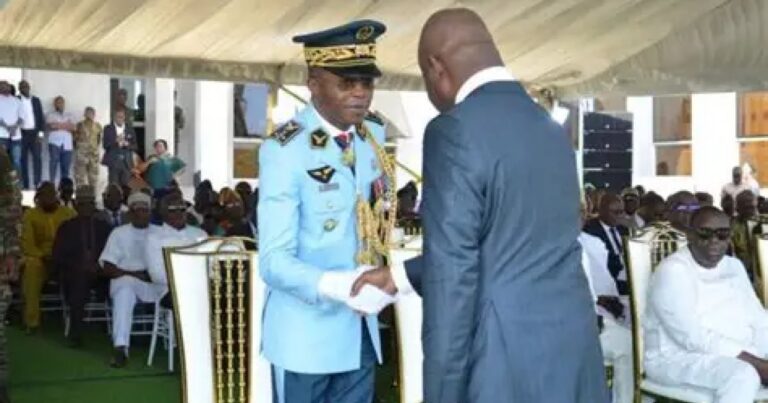 Benin retired air force general bertin bada marks 43 years of service