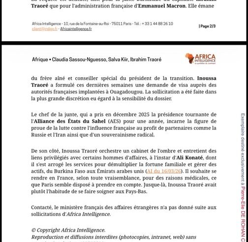 Burkina Faso’s anti-France rhetoric faces scrutiny over family visa request