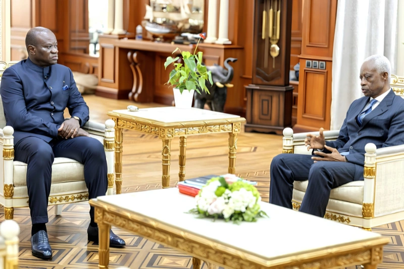 Libreville mayor Eugène Mba meets President Oligui Nguema to discuss urban transformation