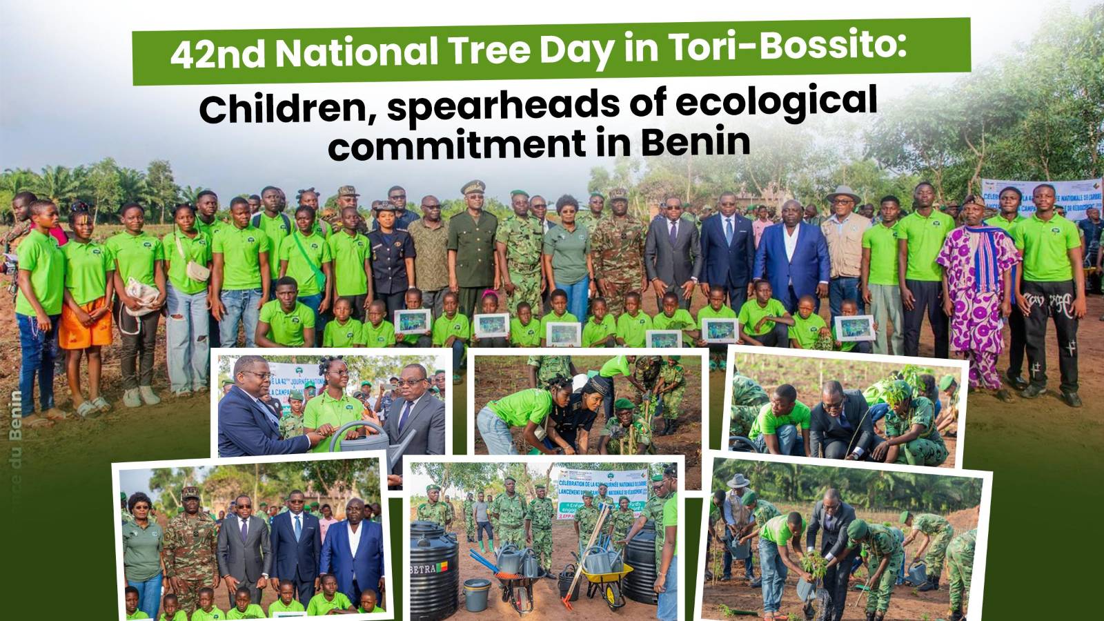 Bénin’s 42nd national tree day: empowering youth for a sustainable ecological future