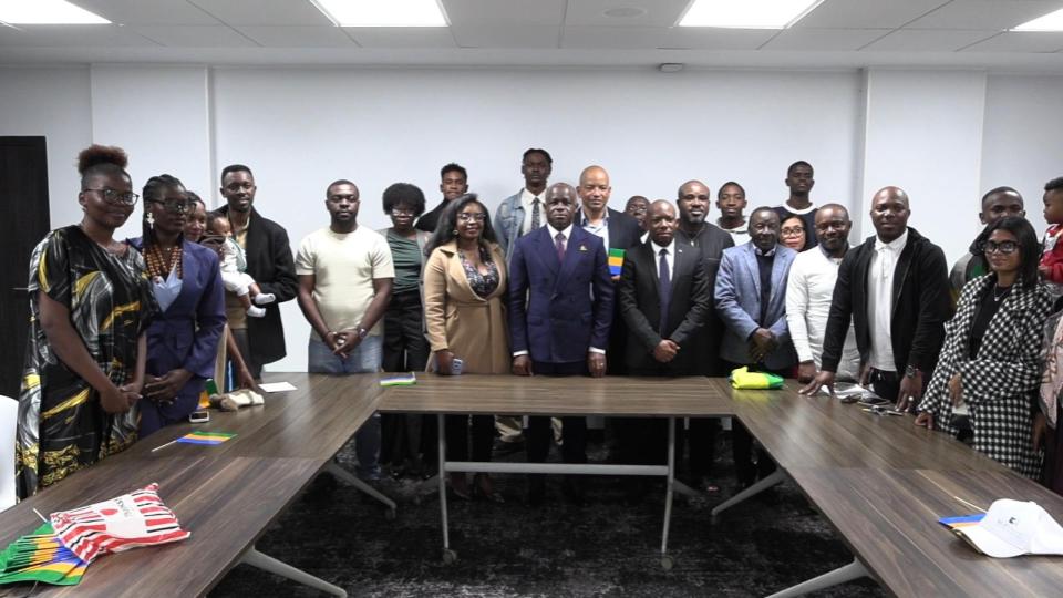 Gabonese vice-president engages diaspora in Antananarivo on key issues