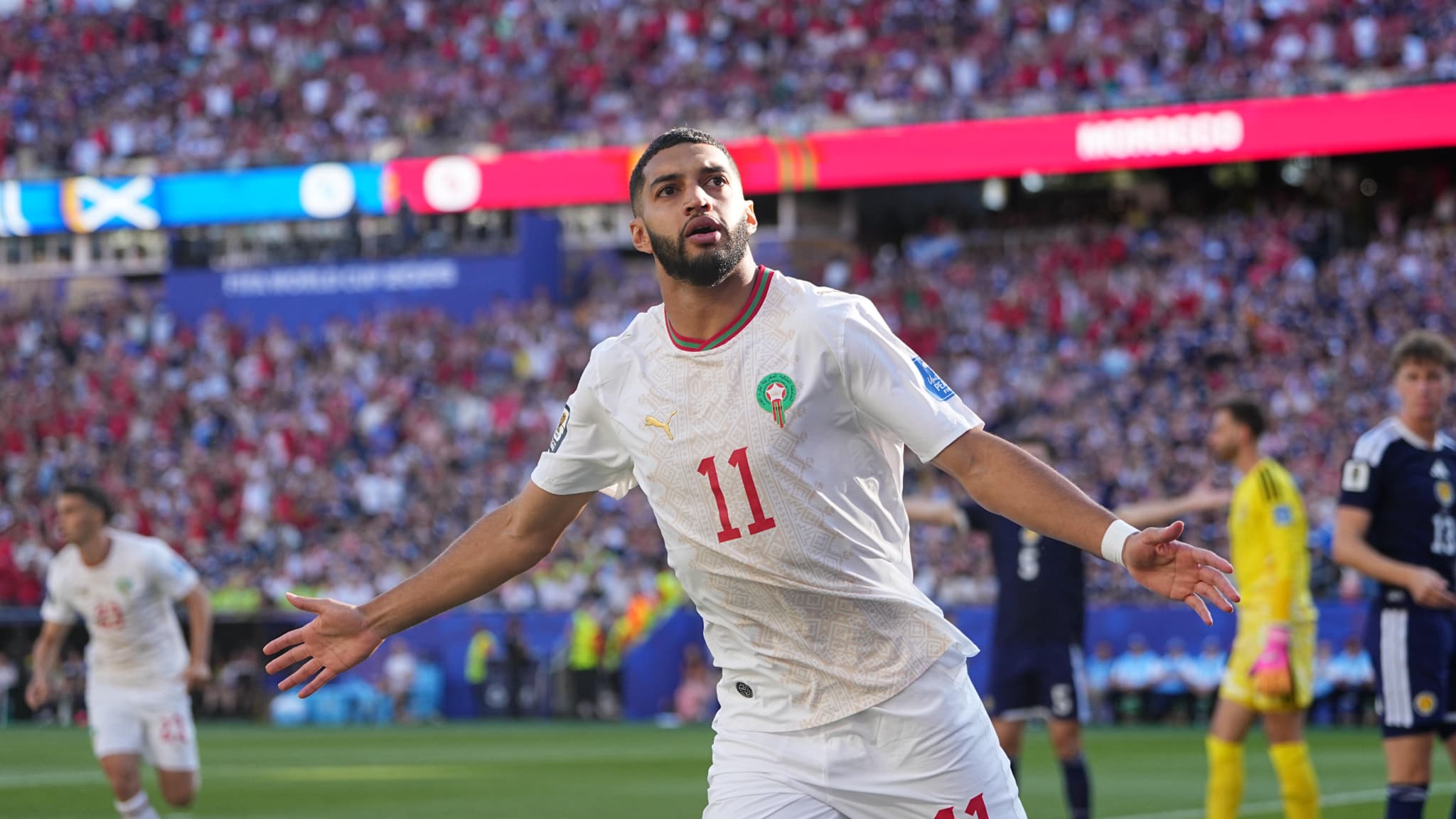 Ismaël Saïbari shines as Morocco nears World Cup knockout stage after Scotland win