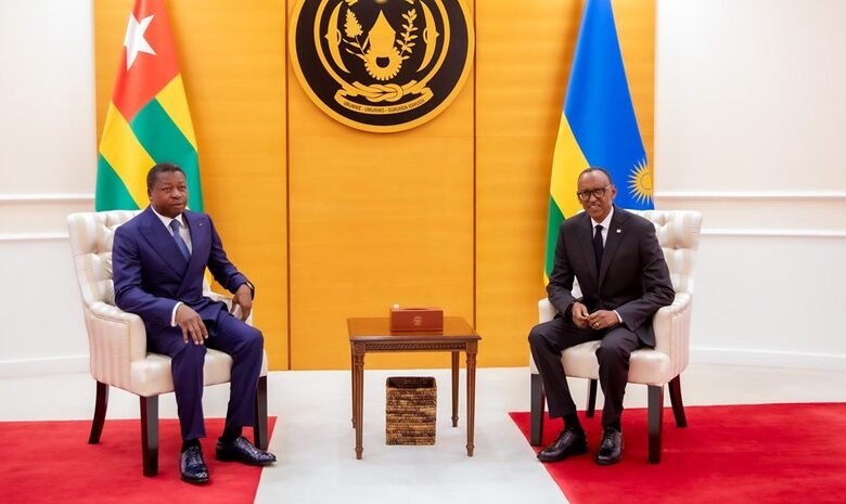 Rwandan president Paul Kagame arrives in Lomé for working visit