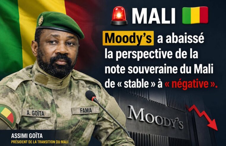 Mali’s economic outlook darkens as moody’s flags rising risks