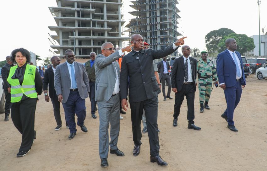 Brice Oligui Nguema inspects Libreville’s waterfront revitalisation projects