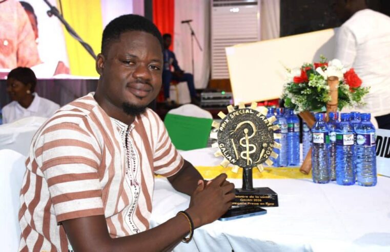 Journalist Sié Frédéric Kambou wins health reporting award at 29th Galian ceremony in Ouagadougou