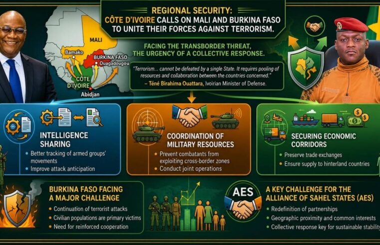 Regional security: Abidjan extends hand to Mali and Burkina Faso against terrorist threat