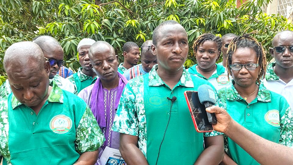 Ousmane Bolly, President of the Union of Public Pharmaceutical Depot Managers and Cashiers in Burkina Faso