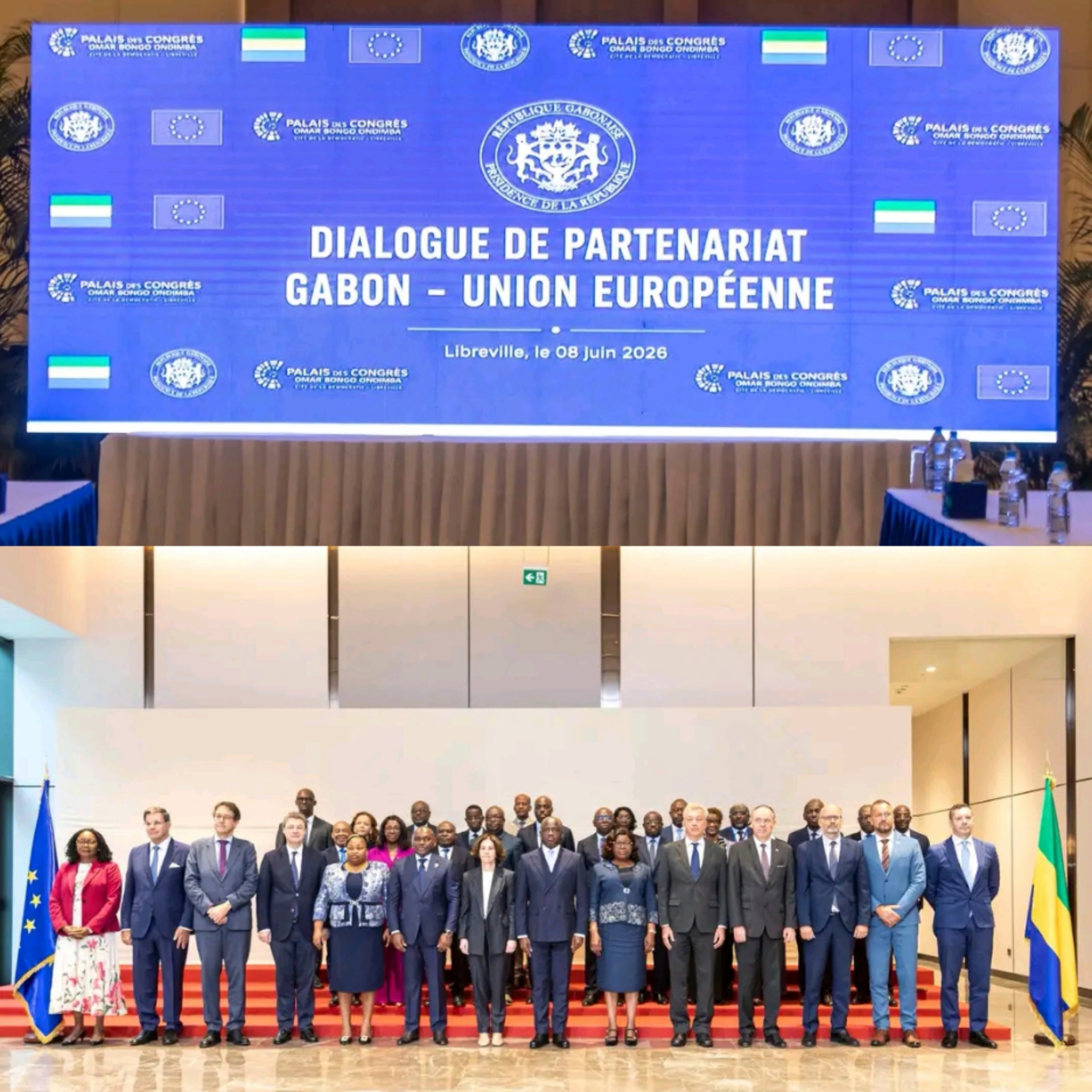 Gabon and EU officials in strategic partnership talks
