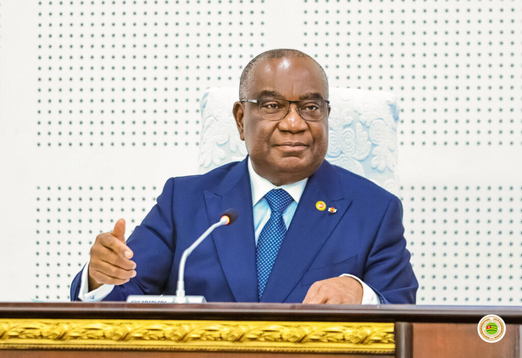 Togo Assembly President speaking