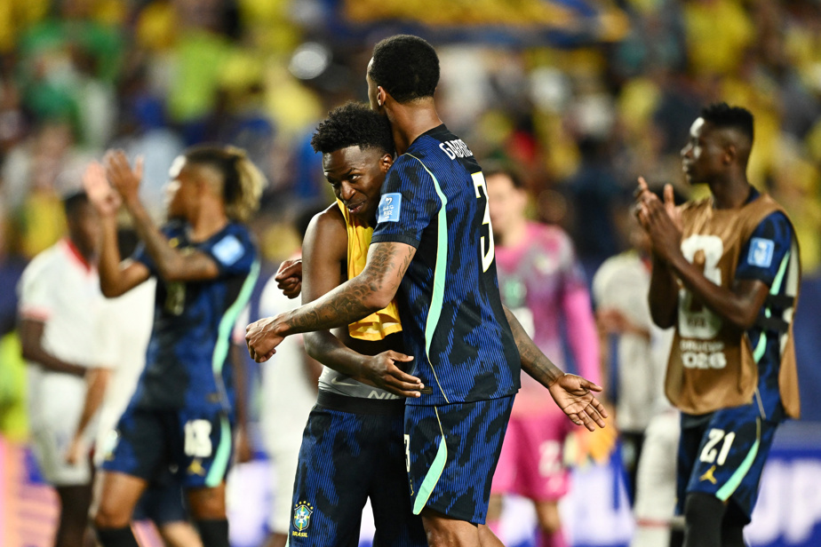 Brazil vs Haiti match action