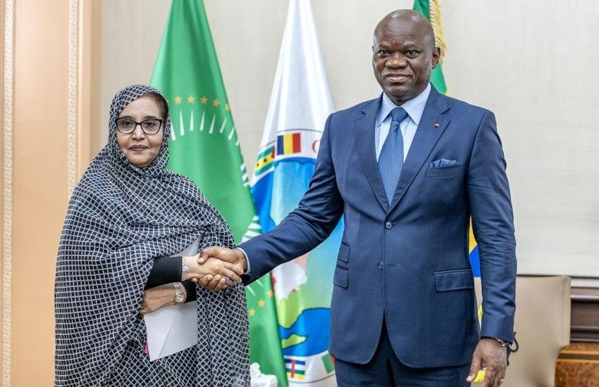 Mauritanian delegation meets Gabonese President