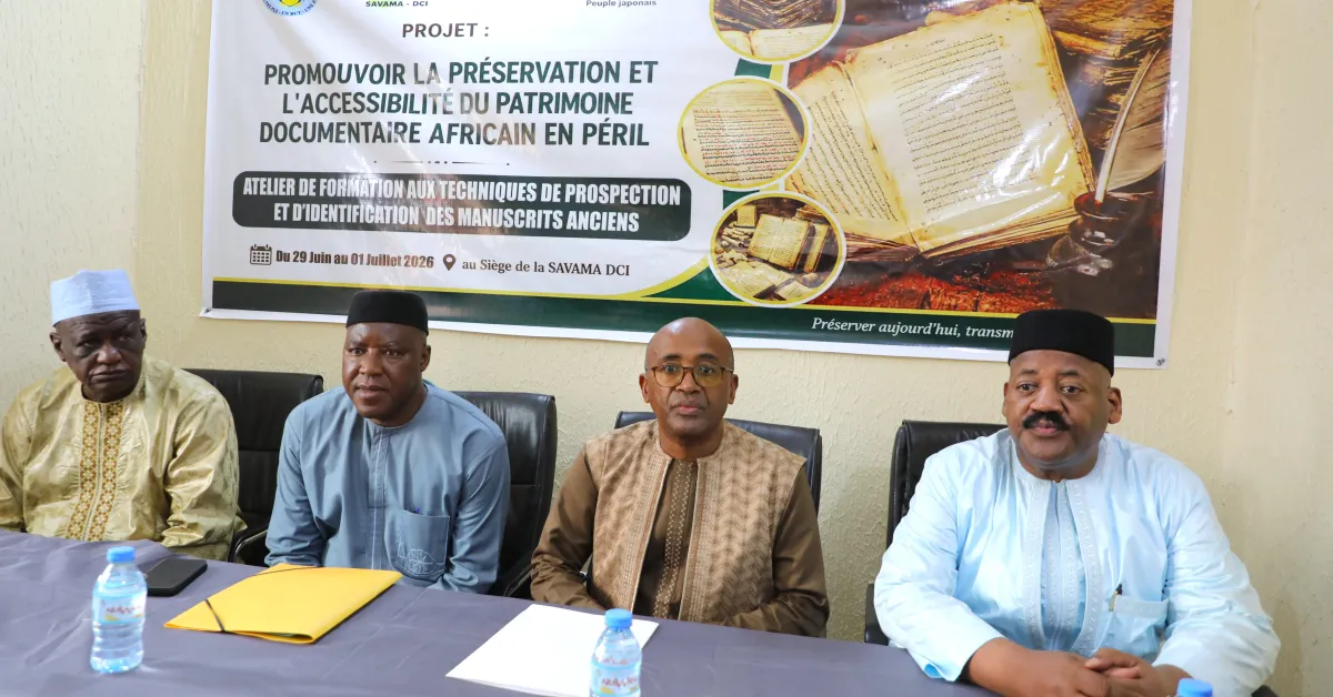 Safeguarding Mali’s ancient manuscripts: unesco and savama-dci launch vital capacity-building initiative