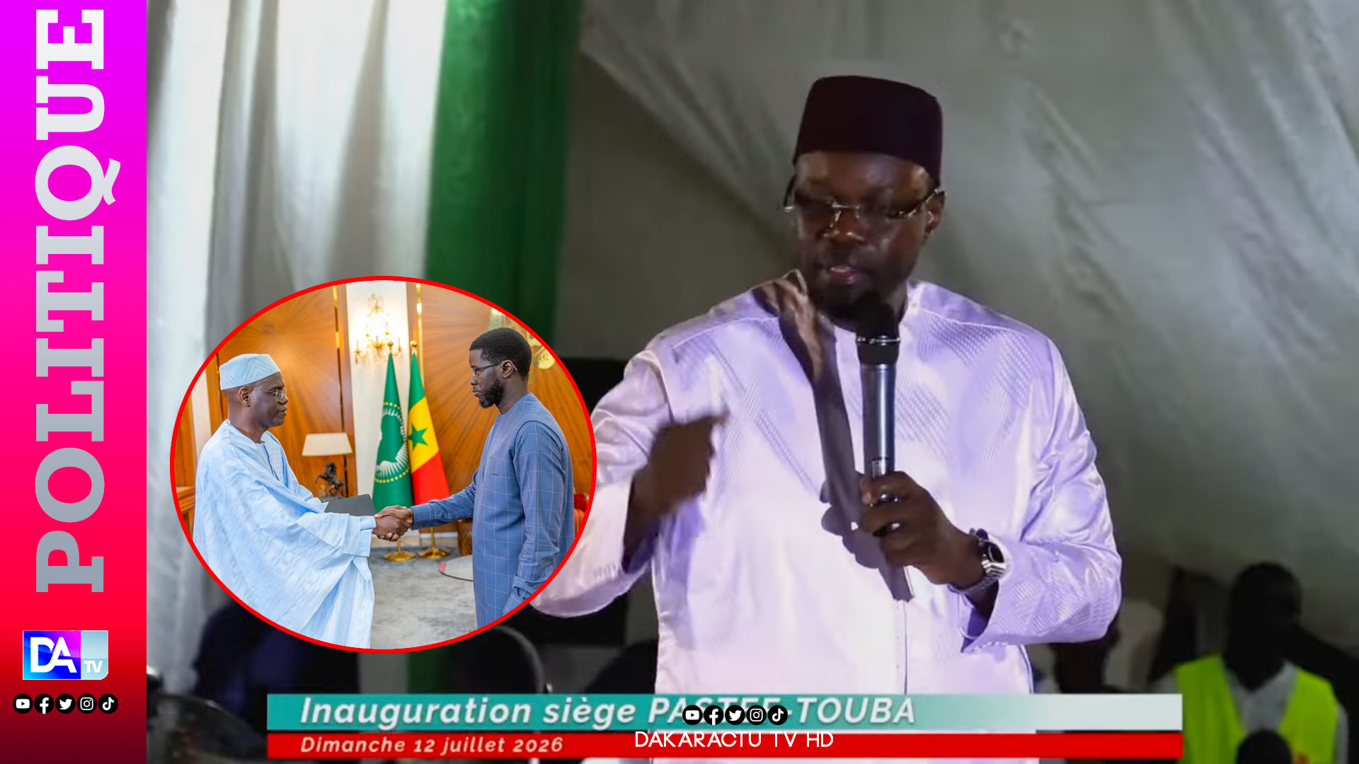 Senegal assembly speaker Sonko warns of no-confidence motion against prime minister