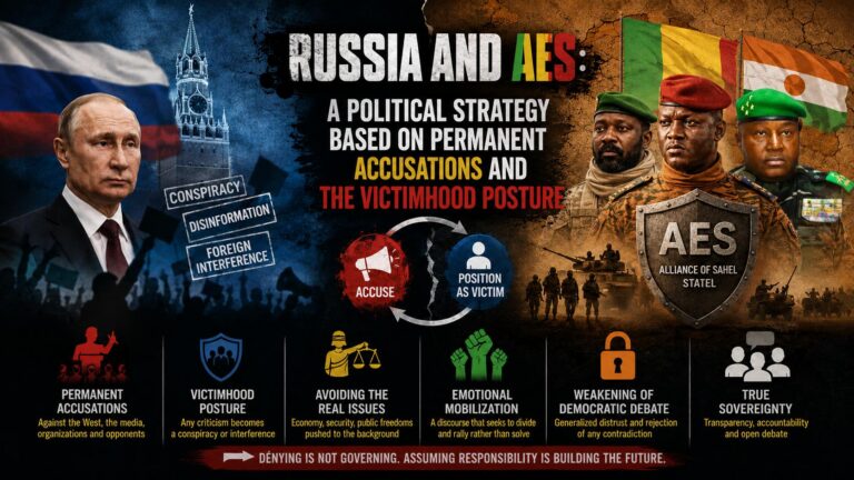 Victimisation and accusations: a political tactic in Russia and Sahel states