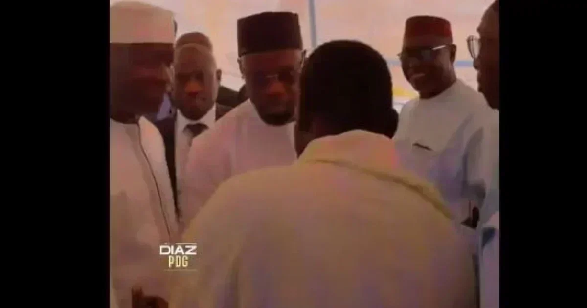 Ousmane Sonko pays respects to family of Jaraaf Papa Youssou Ndoye in Ouakam