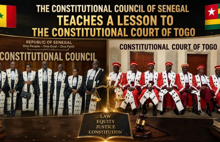 Dakar and Lomé show starkly different approaches to constitutional law