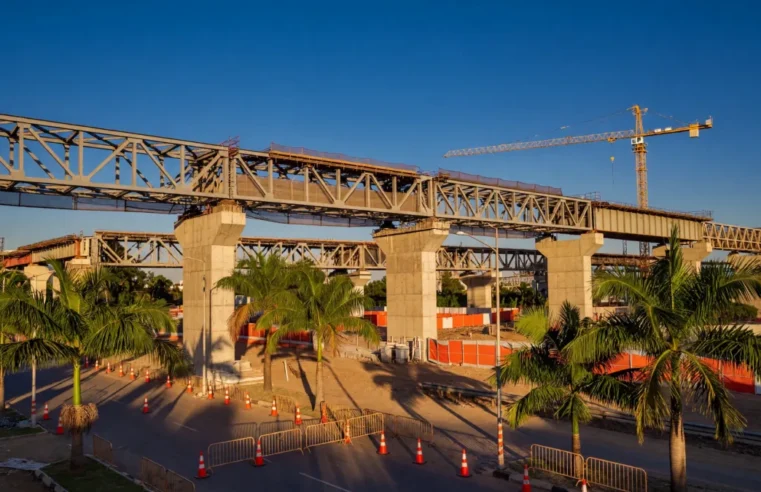 Abidjan metro construction halts traffic on caribbean street