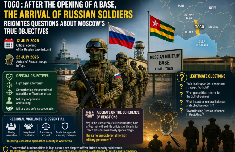 Russian troops arrive in Togo amid rising security partnerships