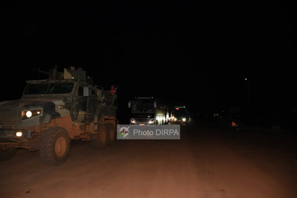 Nearly one thousand supply trucks arrive in Bamako under military escort