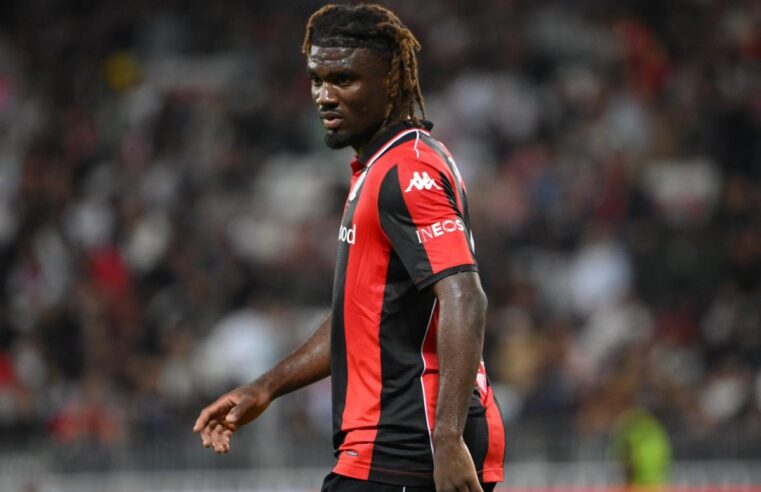 Dans l’attente d’un transfert, Terem Moffi à la reprise de Nice en Ligue 1