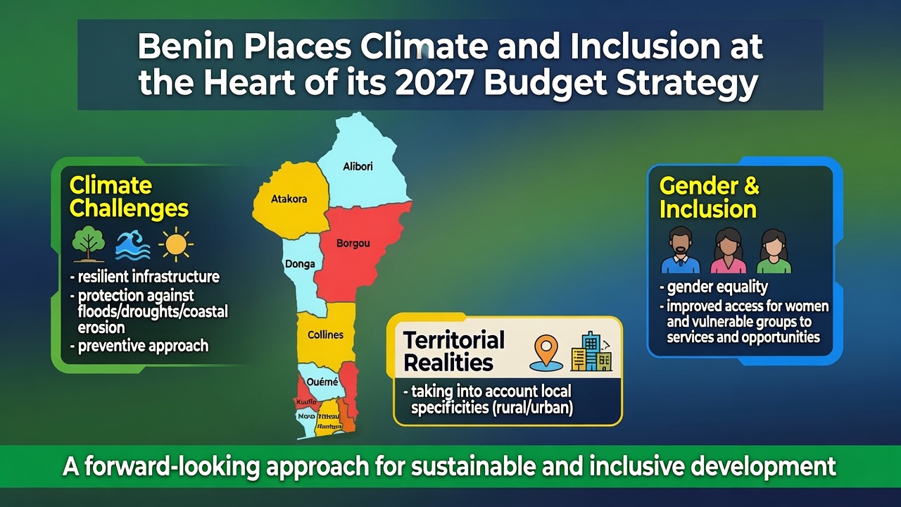 Benin prioritises climate and inclusion in 2027 budget strategy