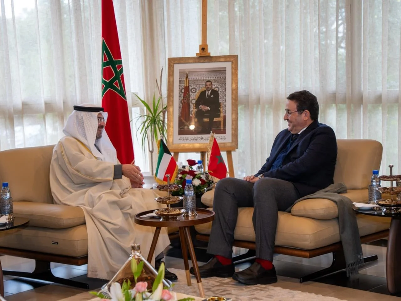 Morocco and kuwait discuss boosting air links in Rabat