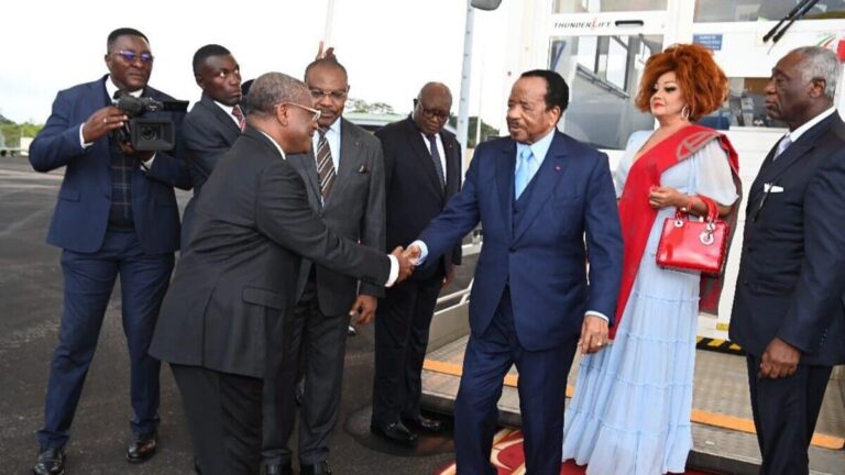 Is the camerounian presidency vacant during paul biya’s extended trip abroad