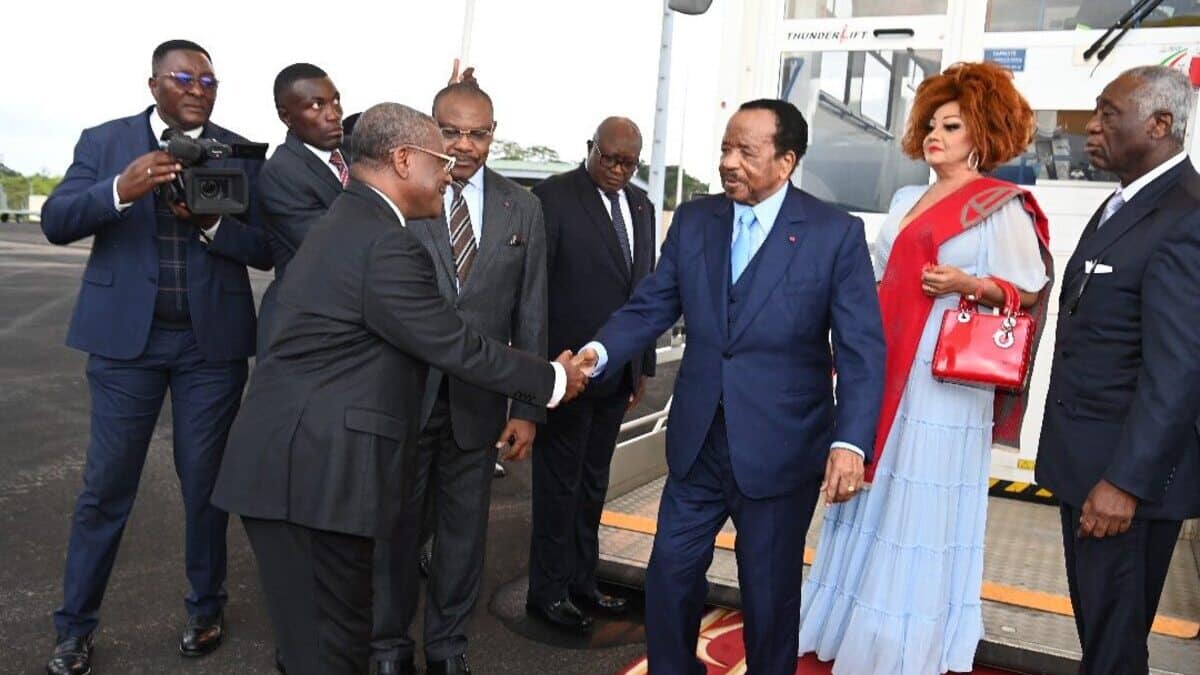 Is the camerounian presidency vacant during paul biya’s extended trip abroad