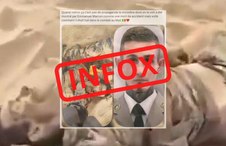 How pro-AES accounts tried to spread false claims about a french soldier in Mali