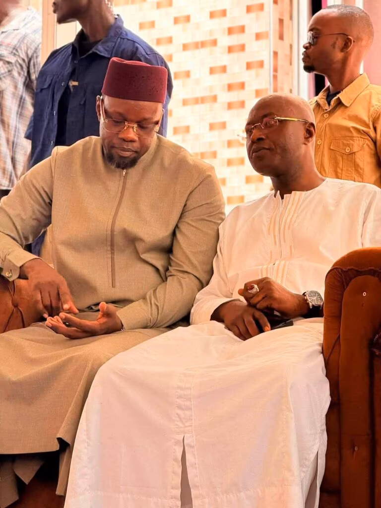 Dakar political figures solidarity moment
