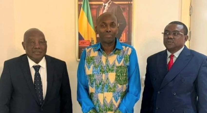 GABAC delegation meeting with Gabonese officials in Libreville