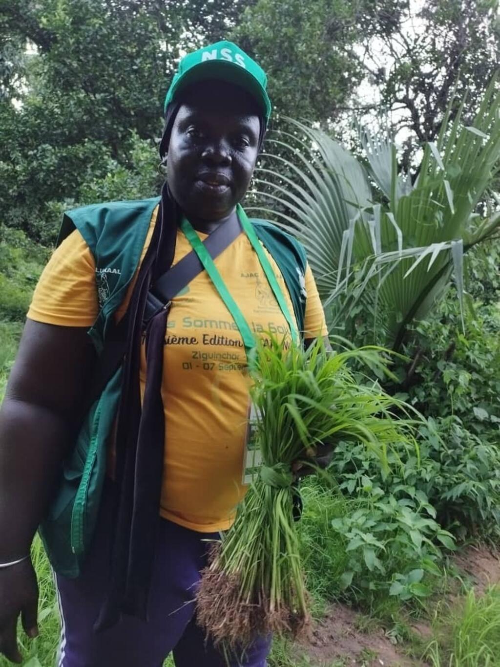 Mariama Sonko at her farm in Niaguis near Ziguinchor, Casamance