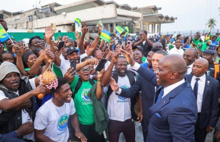 Gabon’s president joins Côte d’Ivoire’s independence celebration