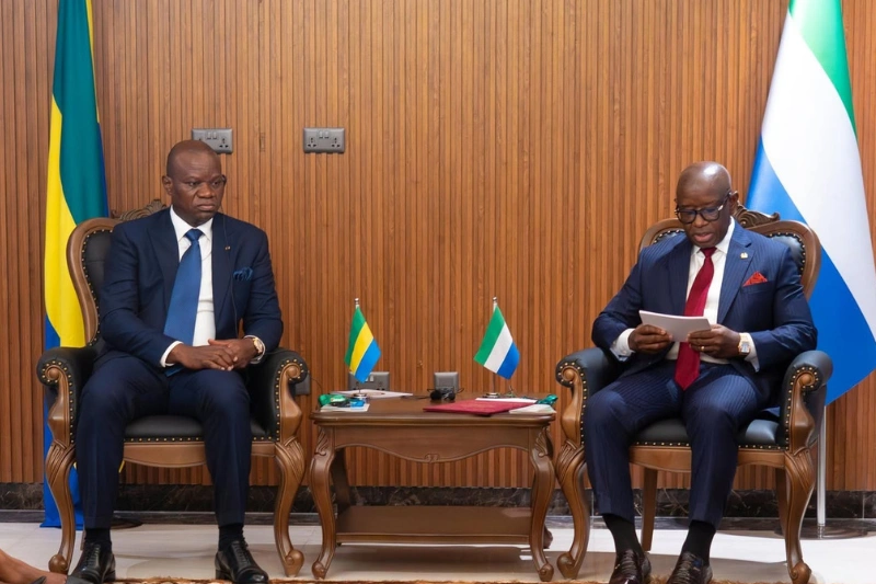 Gabon and Sierra Leone strengthen bilateral ties in Freetown talks