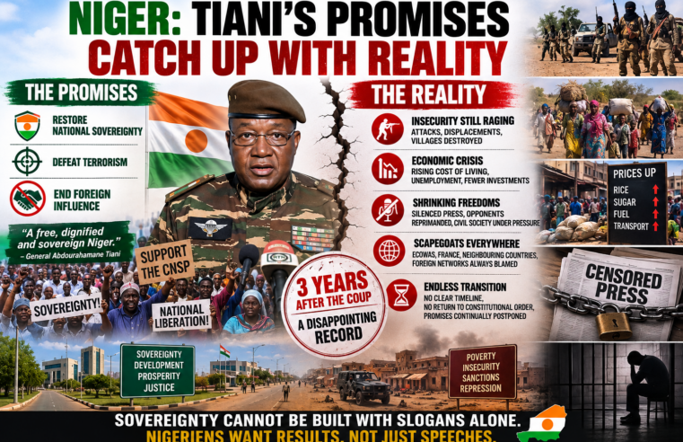 Niger three years after the coup: promises unmet amid growing disillusionment