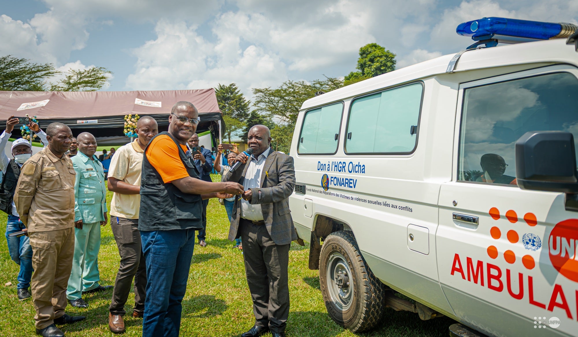Oicha general hospital in Nord-Kivu receives vital ambulance for emergency care