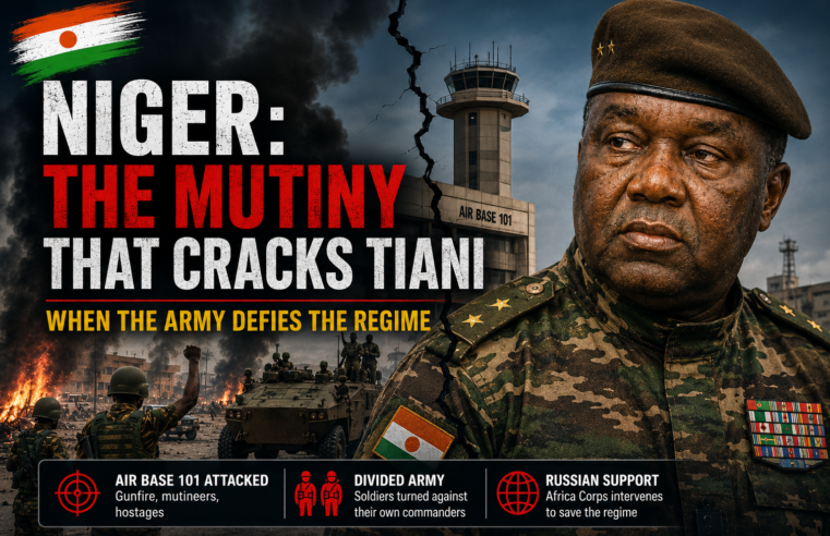 Niger: internal dissent challenges the Tiani administration