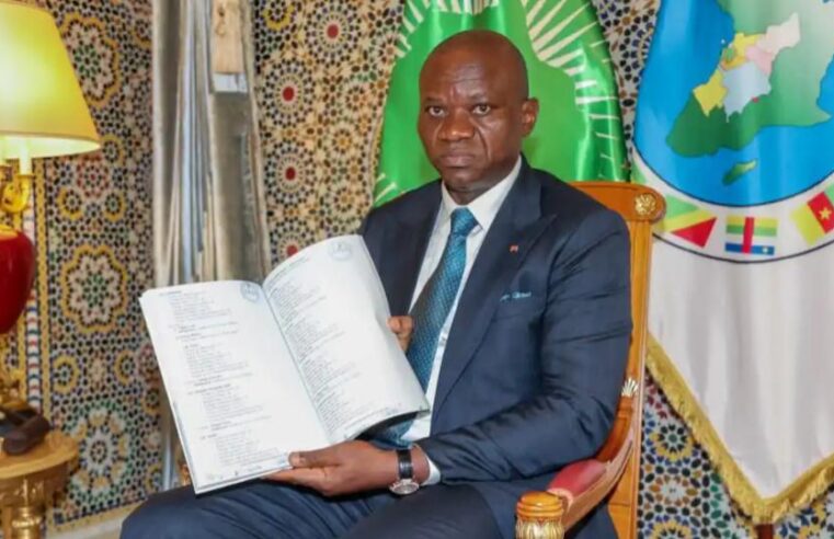 Gabonese president oligui nguema receives final report on landmark professional elections