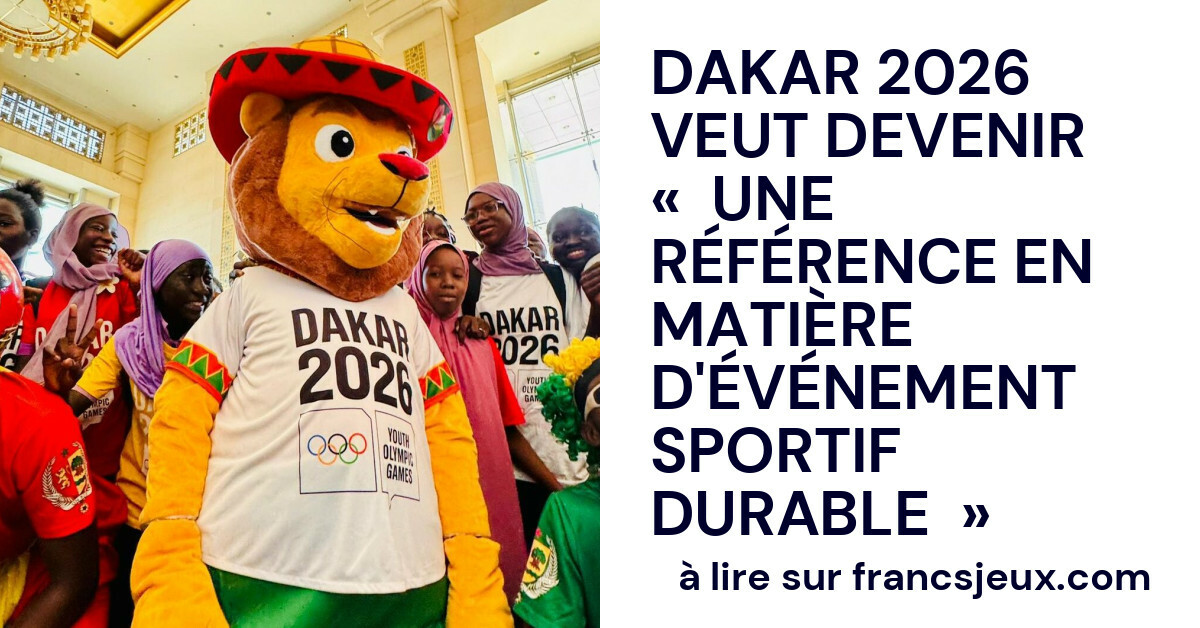 Dakar 2026 youth olympics: pioneering a plastic-free and sustainable future