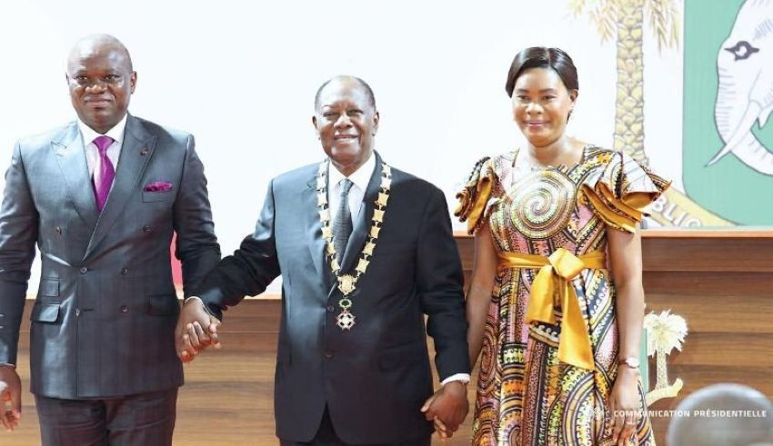 Gabon’s president in Abidjan to strengthen west african ties