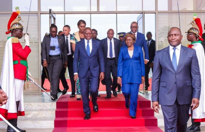 Gabon’s president in Abidjan: forging new economic ties in West Africa