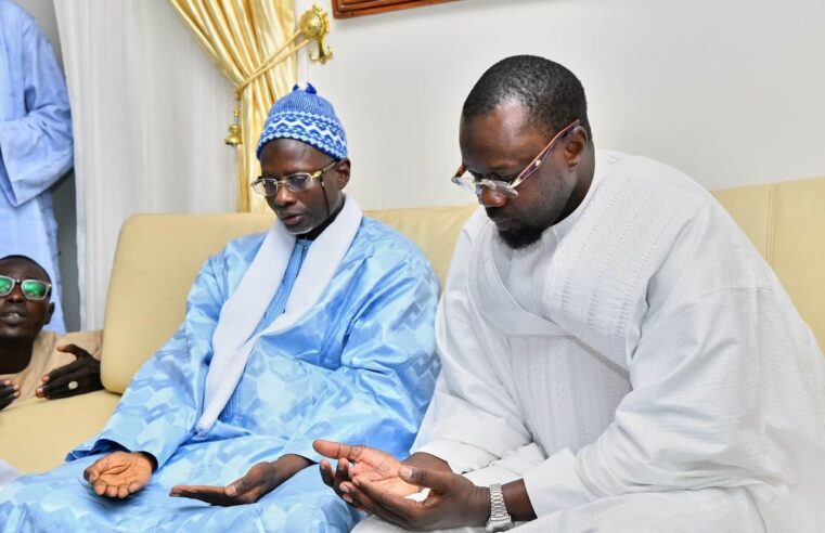 Ousmane Sonko concludes Touba tour, highlights religious leaders’ role in national unity