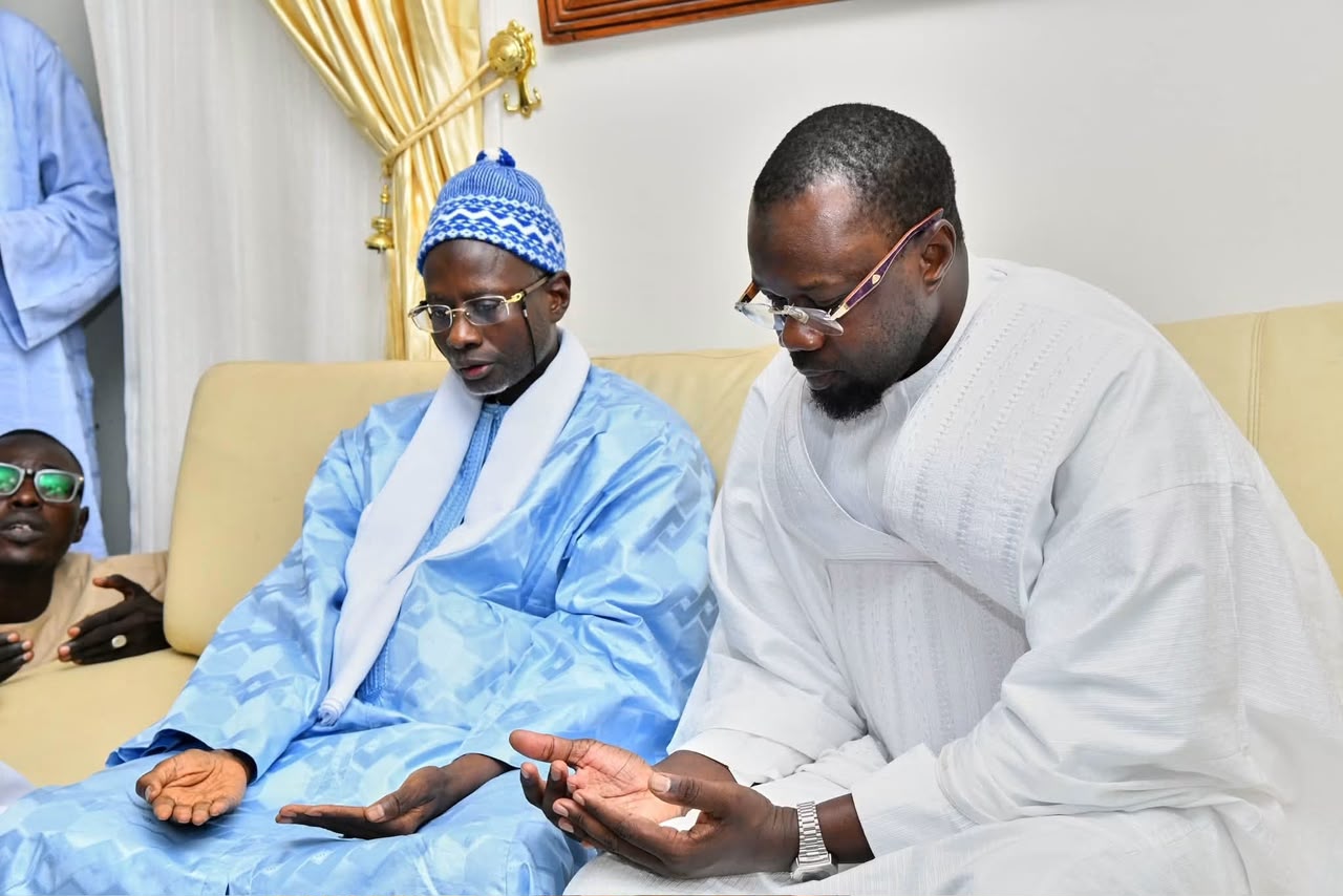 Ousmane Sonko concludes Touba tour, highlights religious leaders’ role in national unity