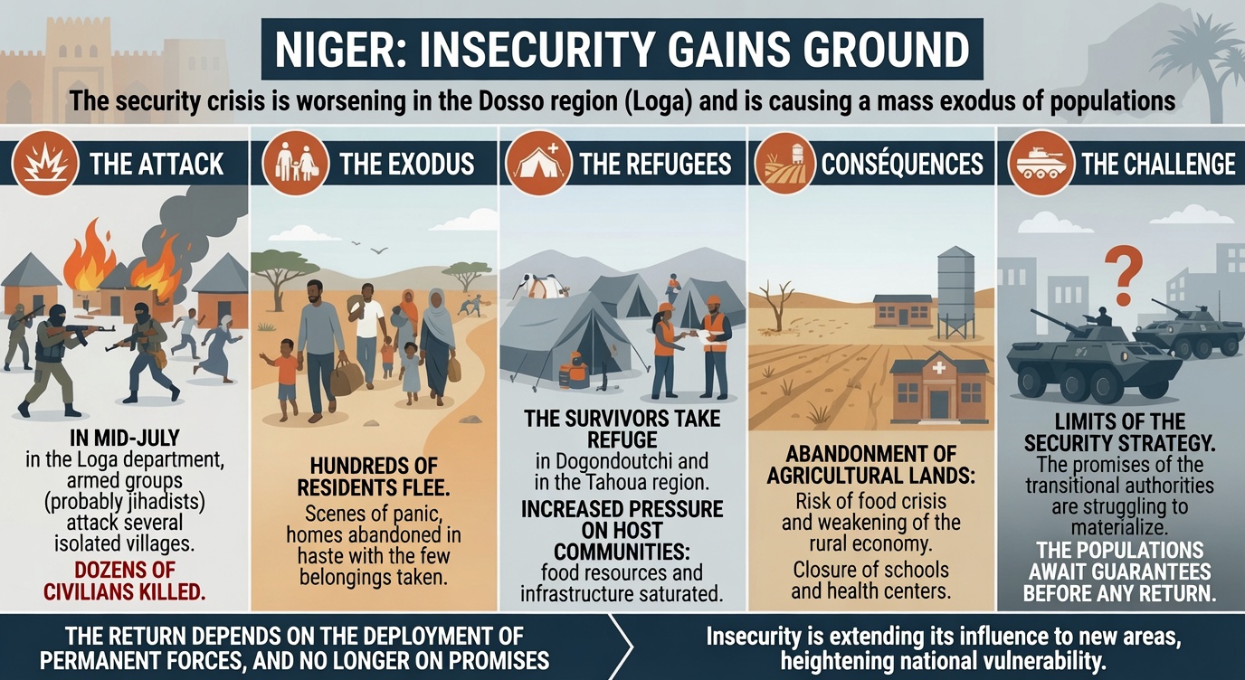 Niger’s security crisis drives displacement in Loga amid growing threats