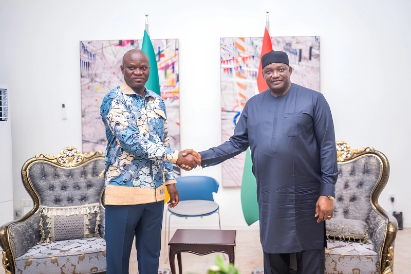 Gabonese president arrives in gambia for key diplomatic visit