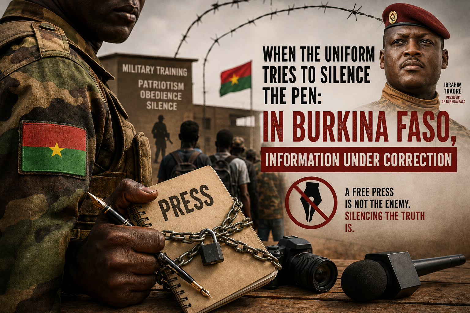 Journalists in Burkina Faso forced into military-style re-education